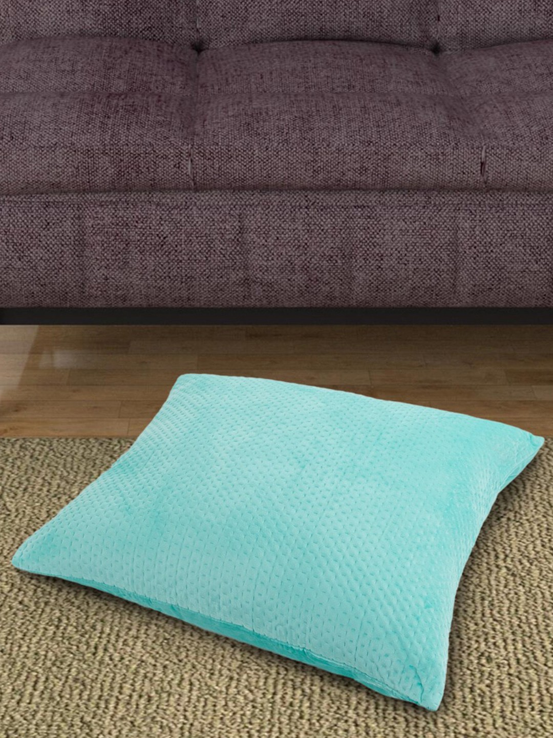 

Home Centre Turquoise Blue Square Cushion Cover