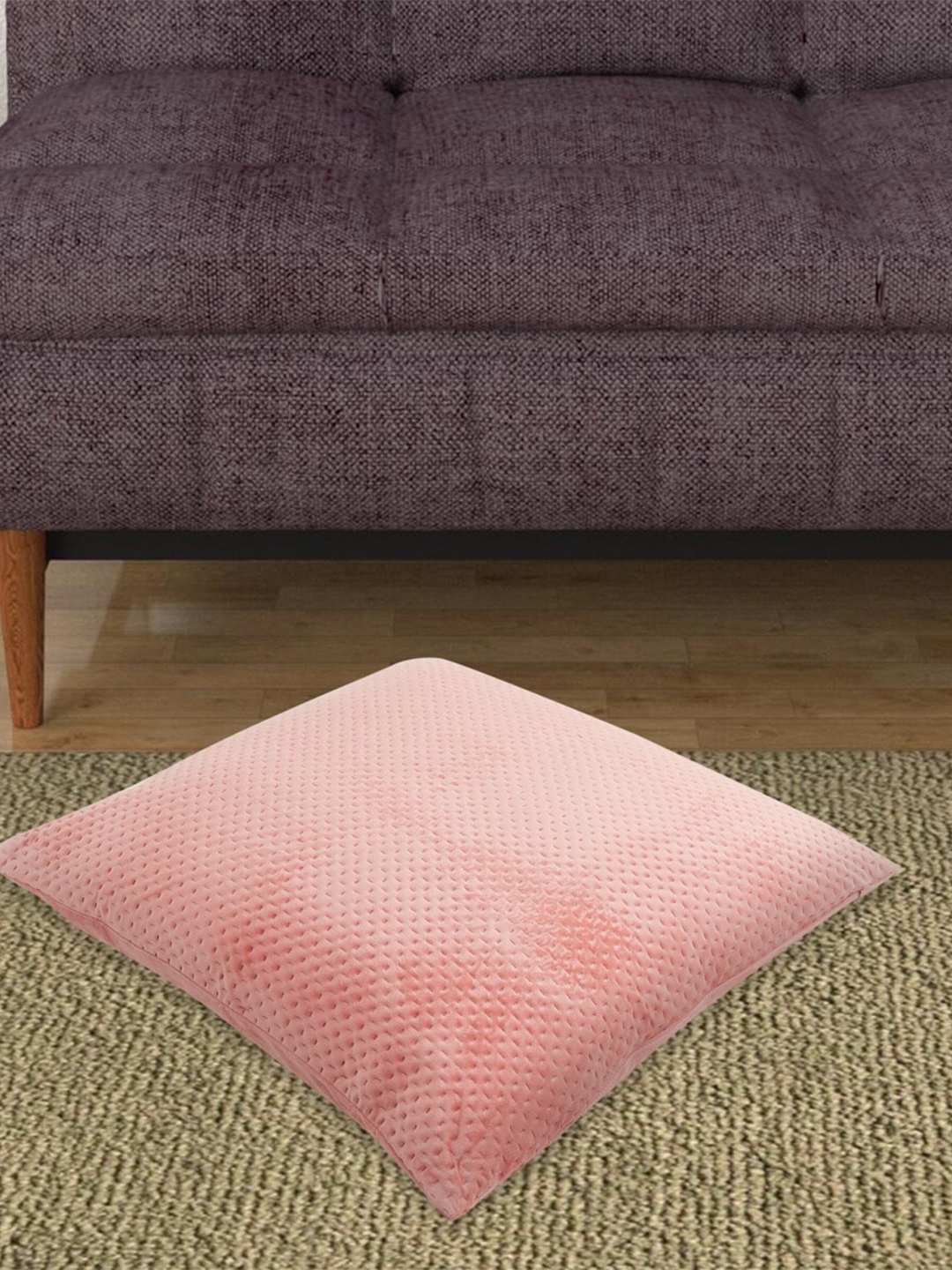 

Home Centre Peach-Coloured Square Cushion Covers