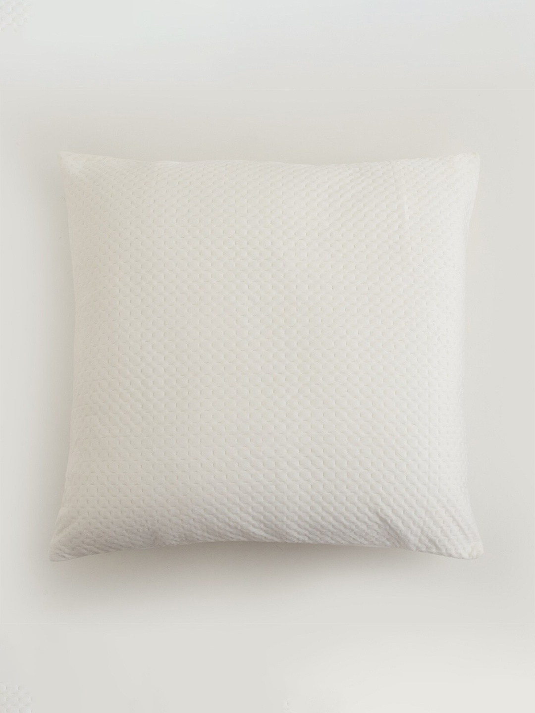 

Home Centre White Square Cushion Cover