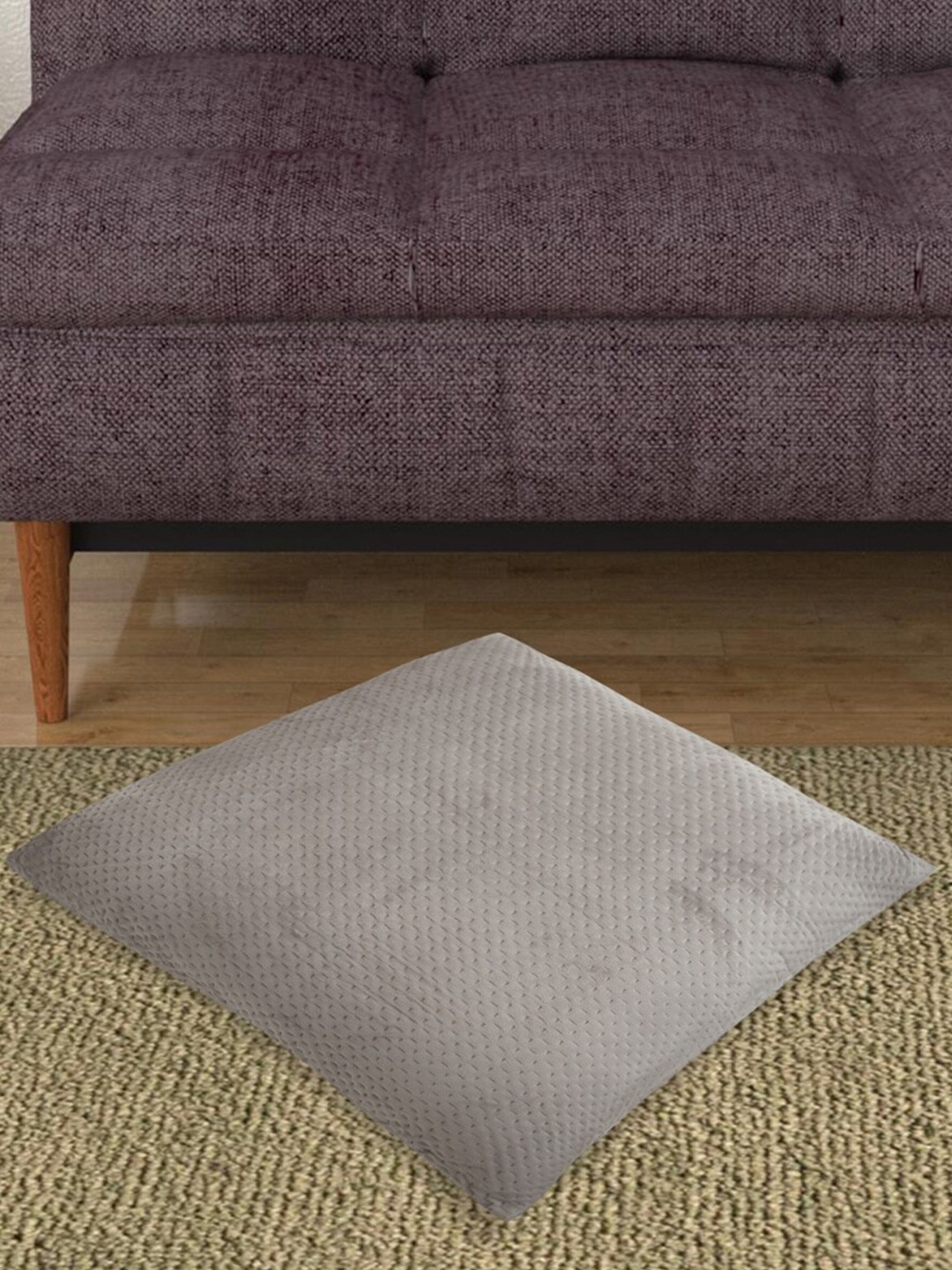 

Home Centre Grey Square Cushion Cover
