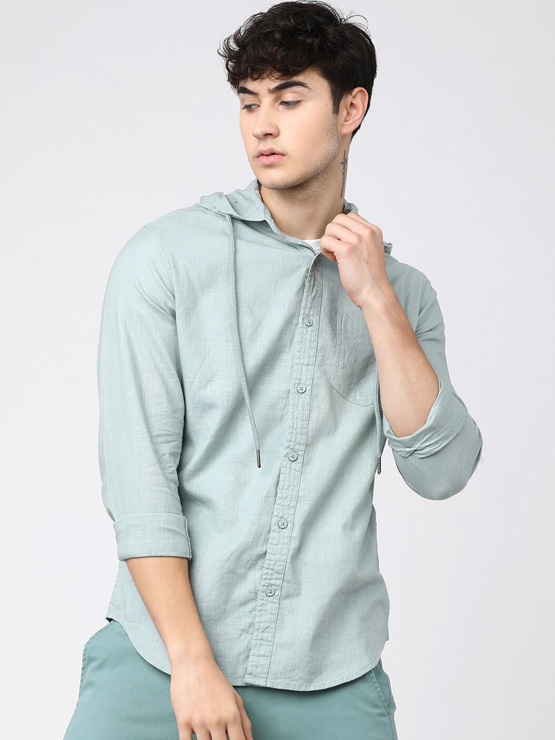 

KETCH Men Slim Fit Casual Shirt, Blue