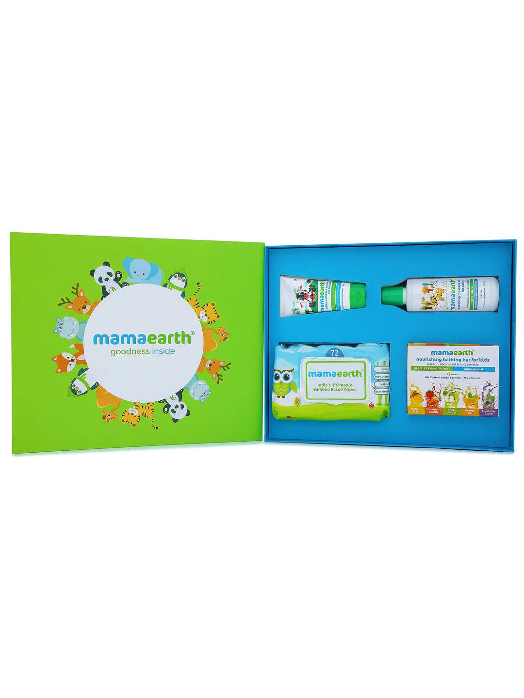 

Mamaearth White Natural Baby Bathing Kit