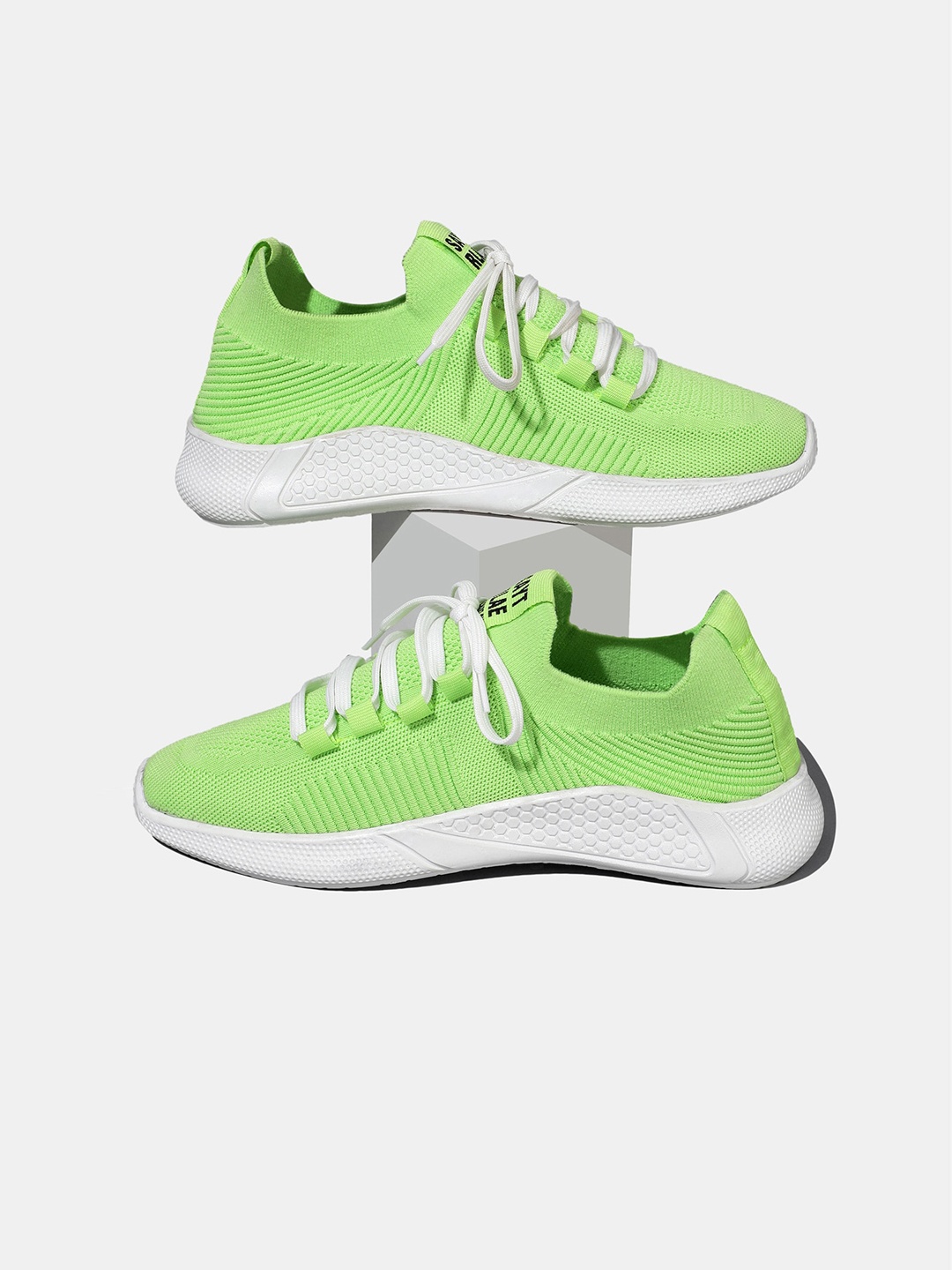

RapidBox Men Green Basic Sneakers