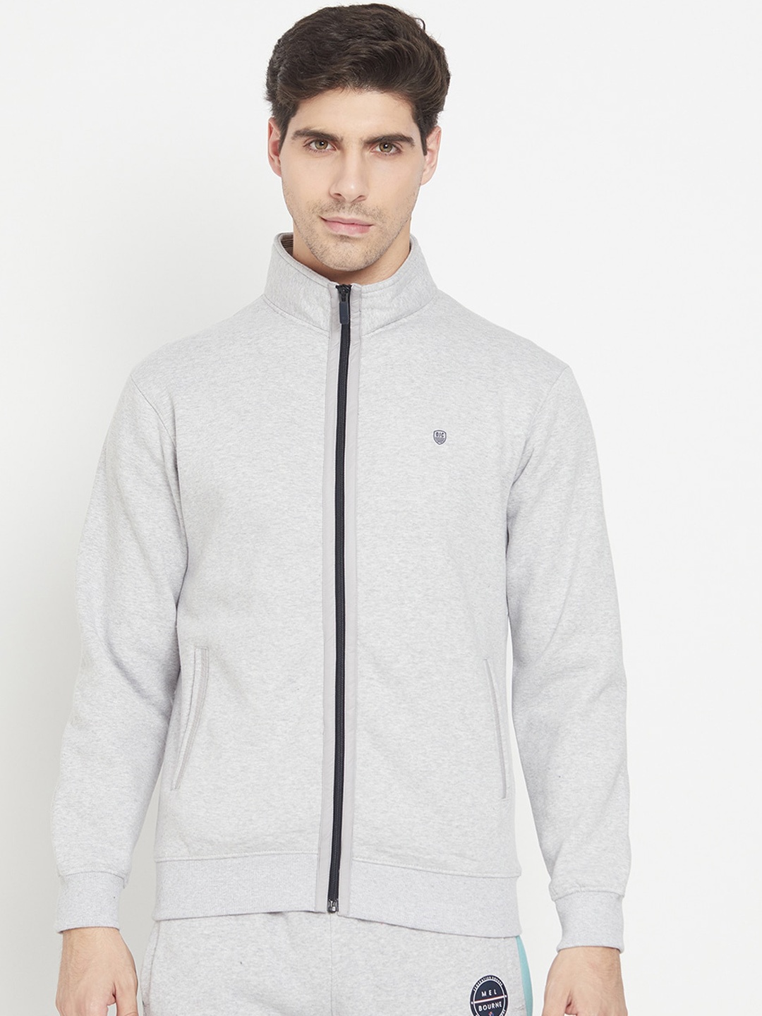 

Octave Men Grey Sweatshirt