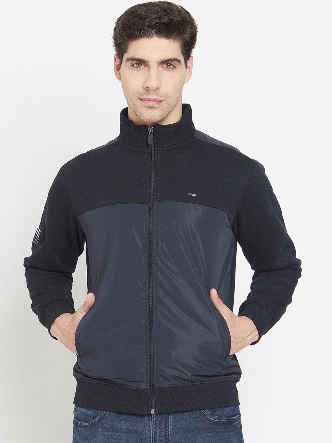 

Octave Men Navy Blue Sweatshirt