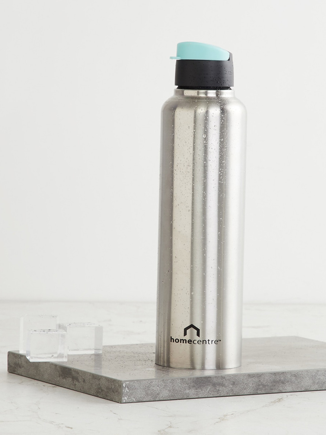 

Home Centre Atlantis Silver Stainless Steel Water Bottle - 900ml