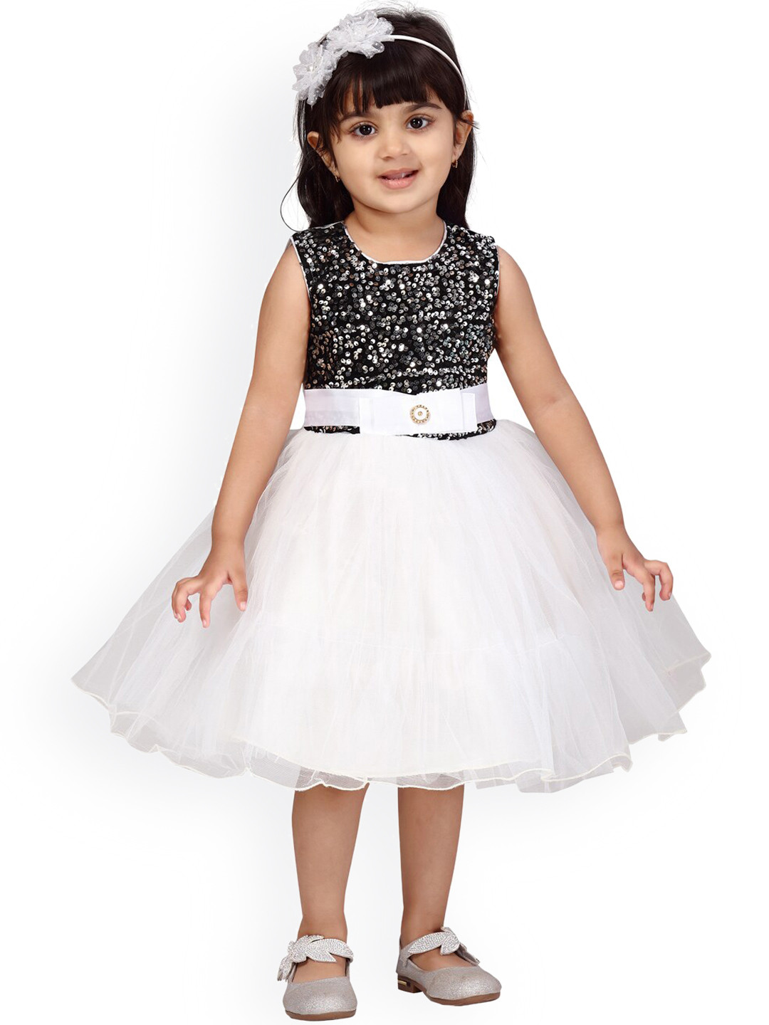 

Aarika Black Net Dress