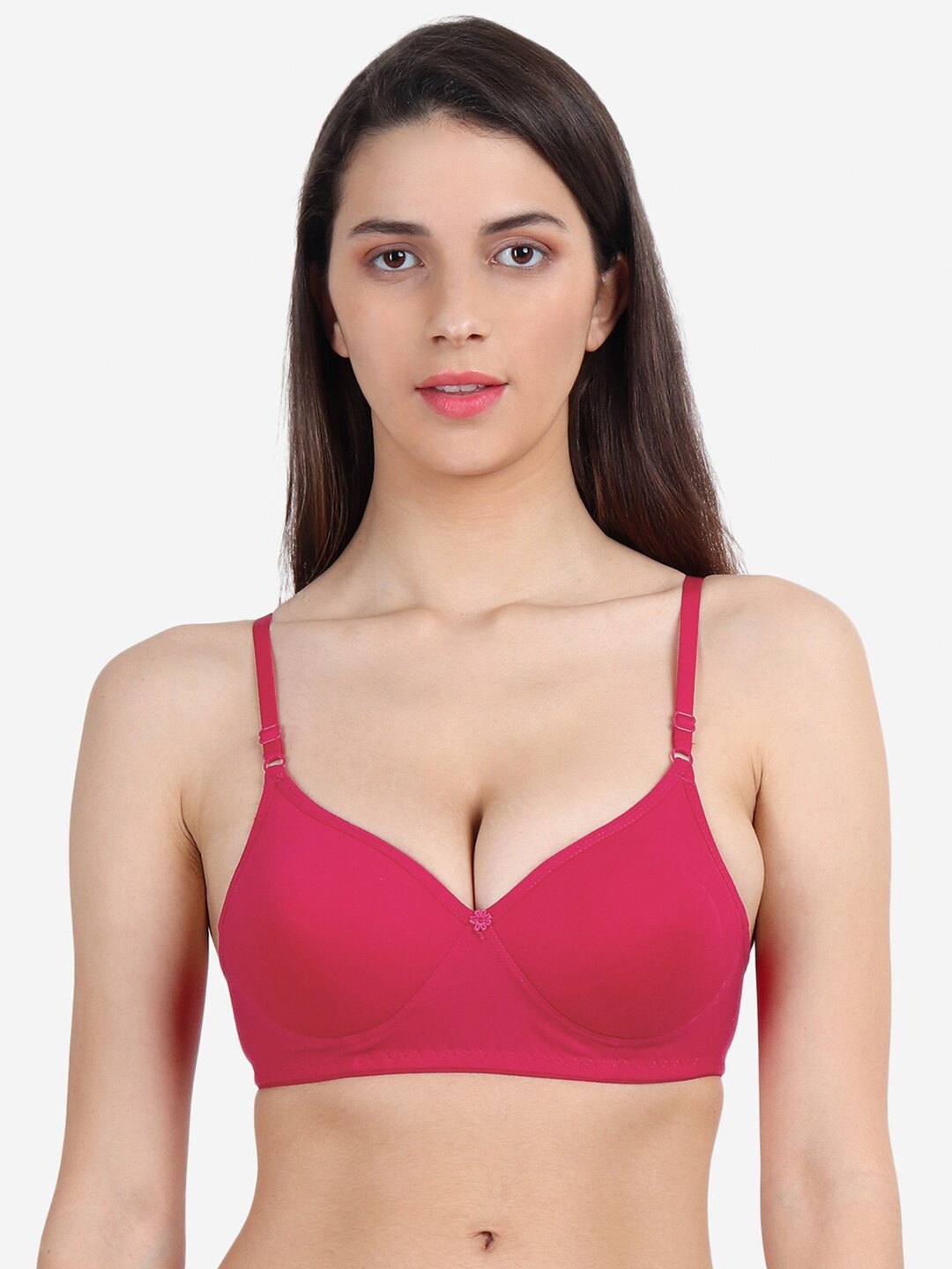 

XOXO Design Pink T-shirt Cotton Bra Lightly Padded