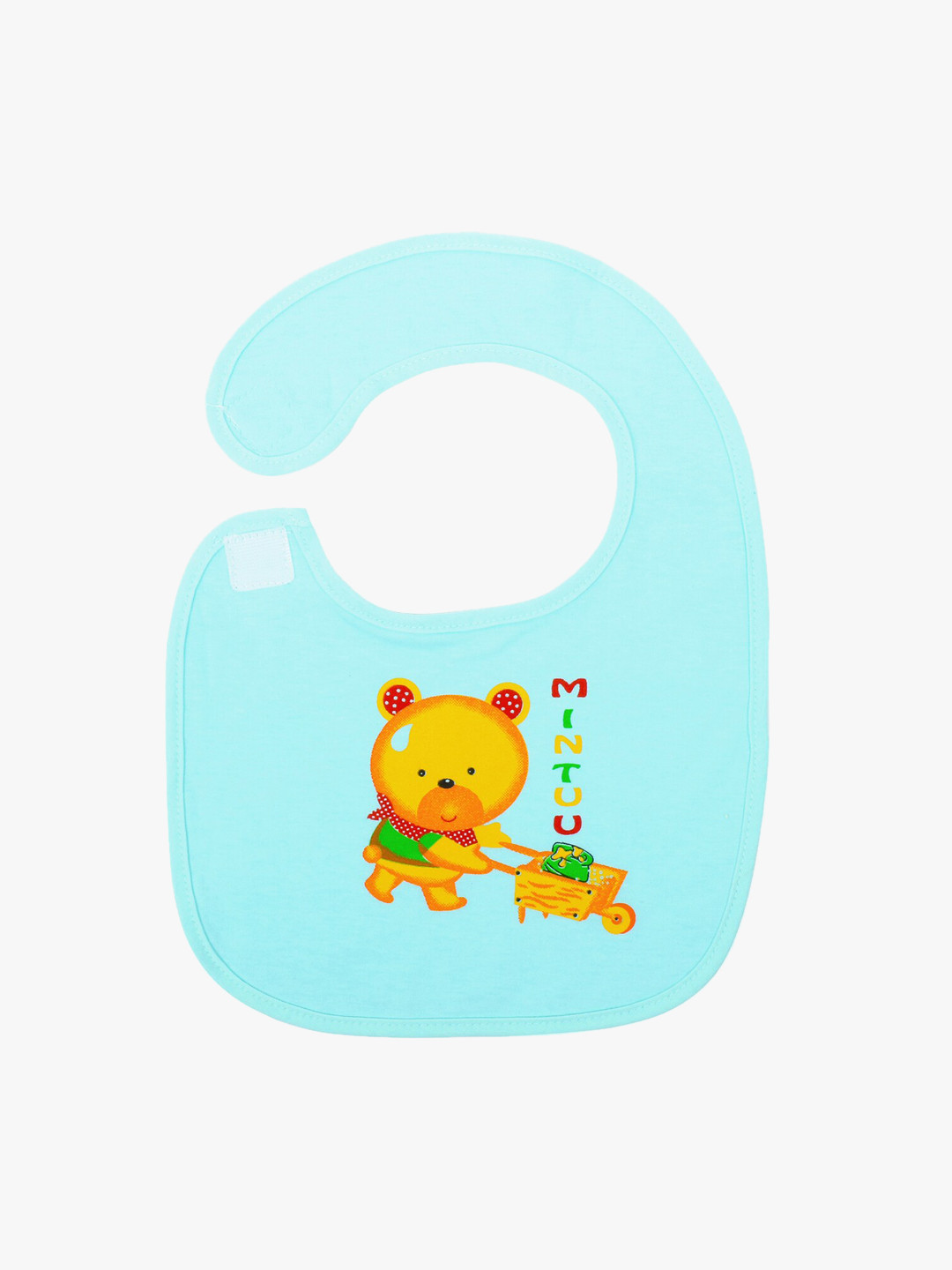 

POKORY Kids Green & Yellow Printed Bibs