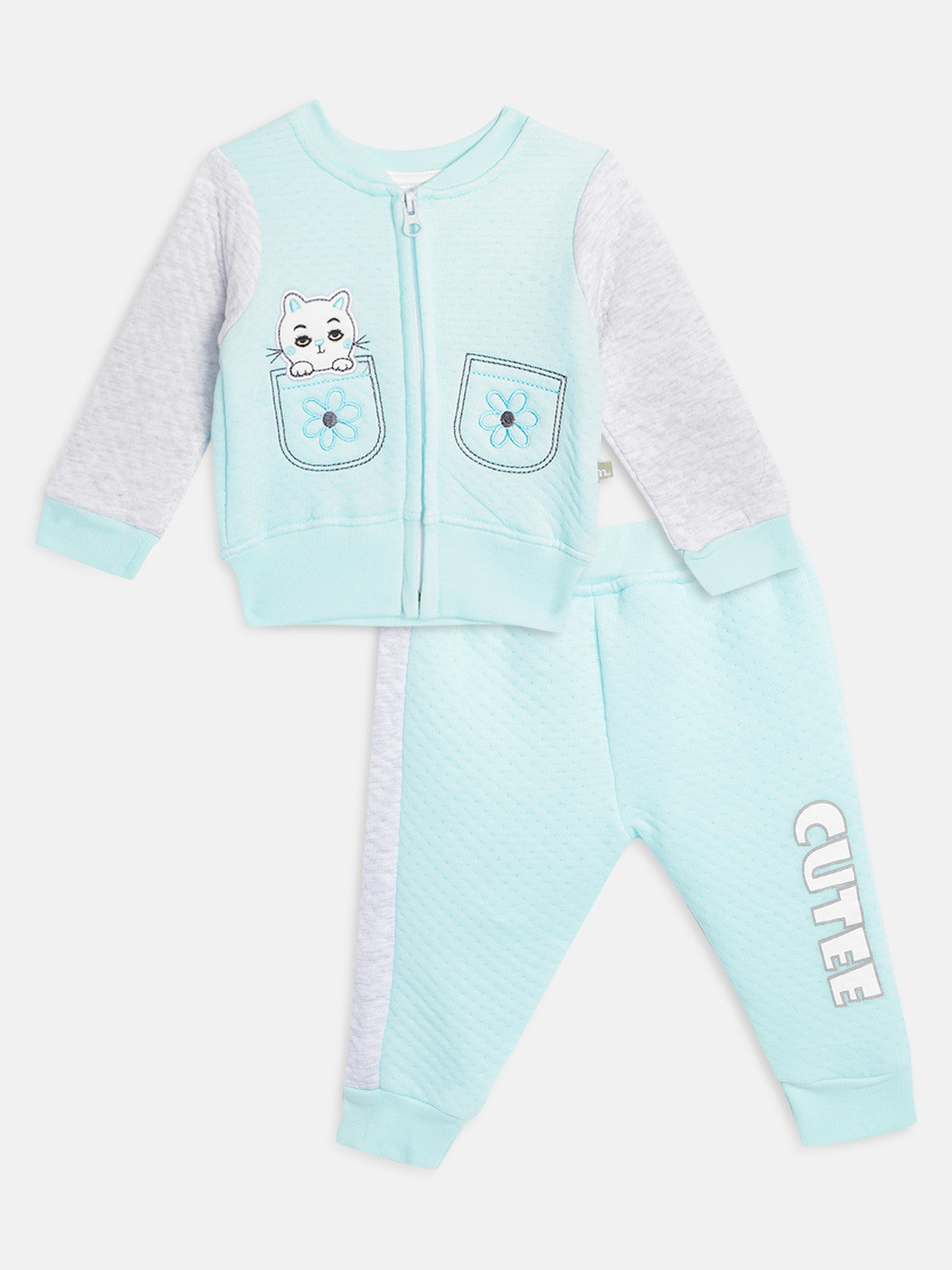 

Moms Love Girls Blue & Grey Sweatshirt with Pyjamas