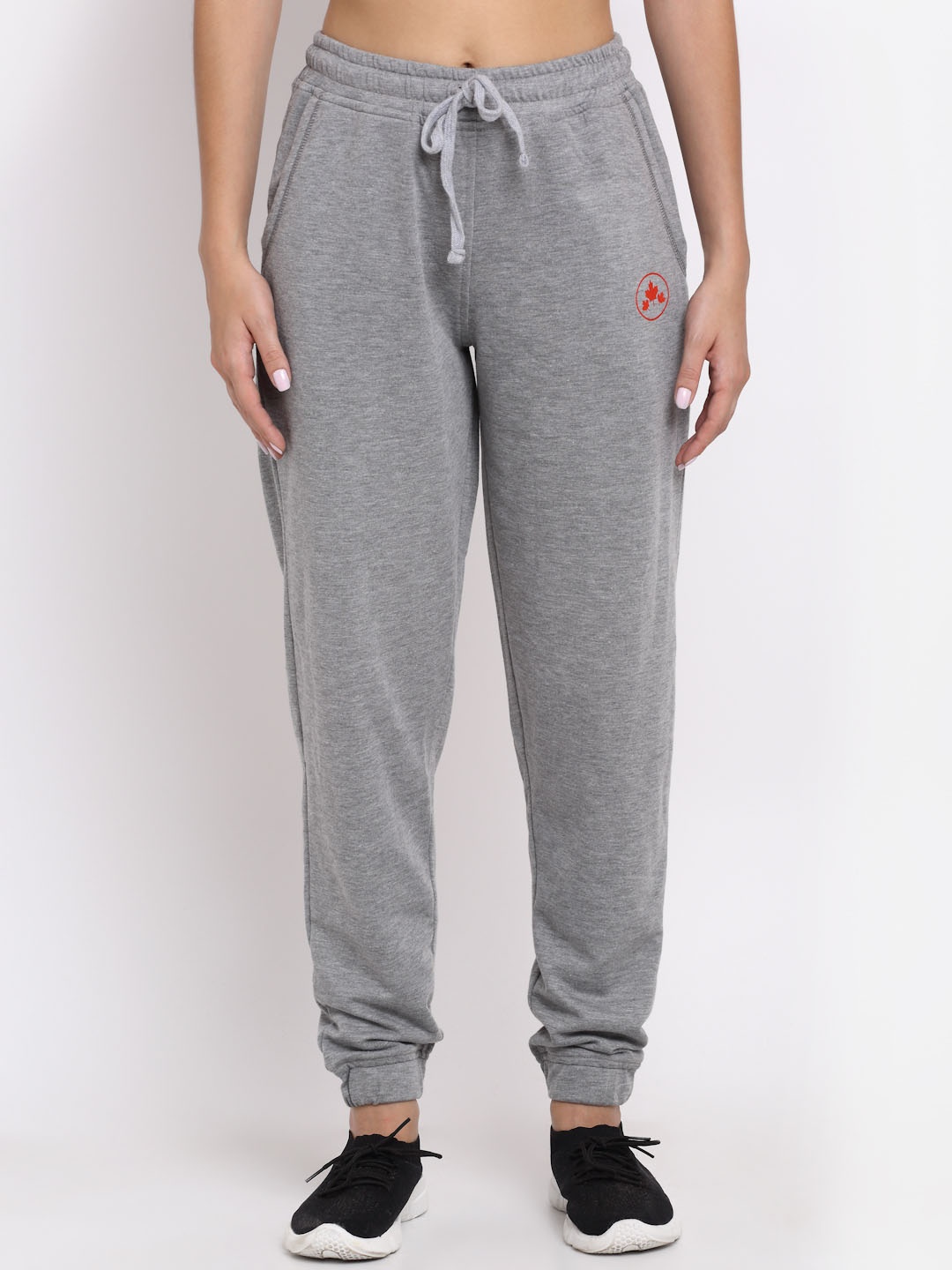 

Rute Women Grey Solid Pure Cotton Joggers