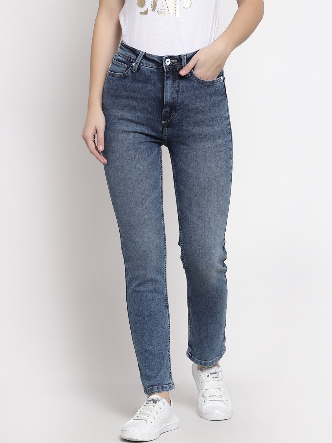 

Pepe Jeans Women Blue Light Fade Jeans