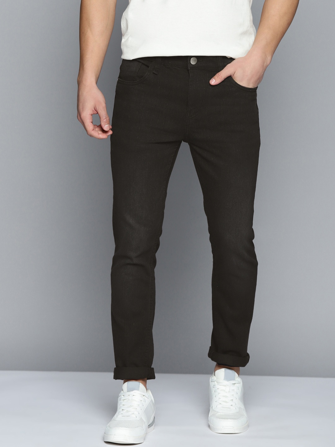 

Mast & Harbour Men Black Skinny Fit Stretchable Jeans