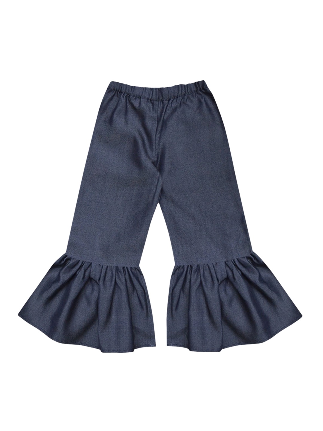 

A T U N Girls Navy Blue Cotton Culottes Trousers
