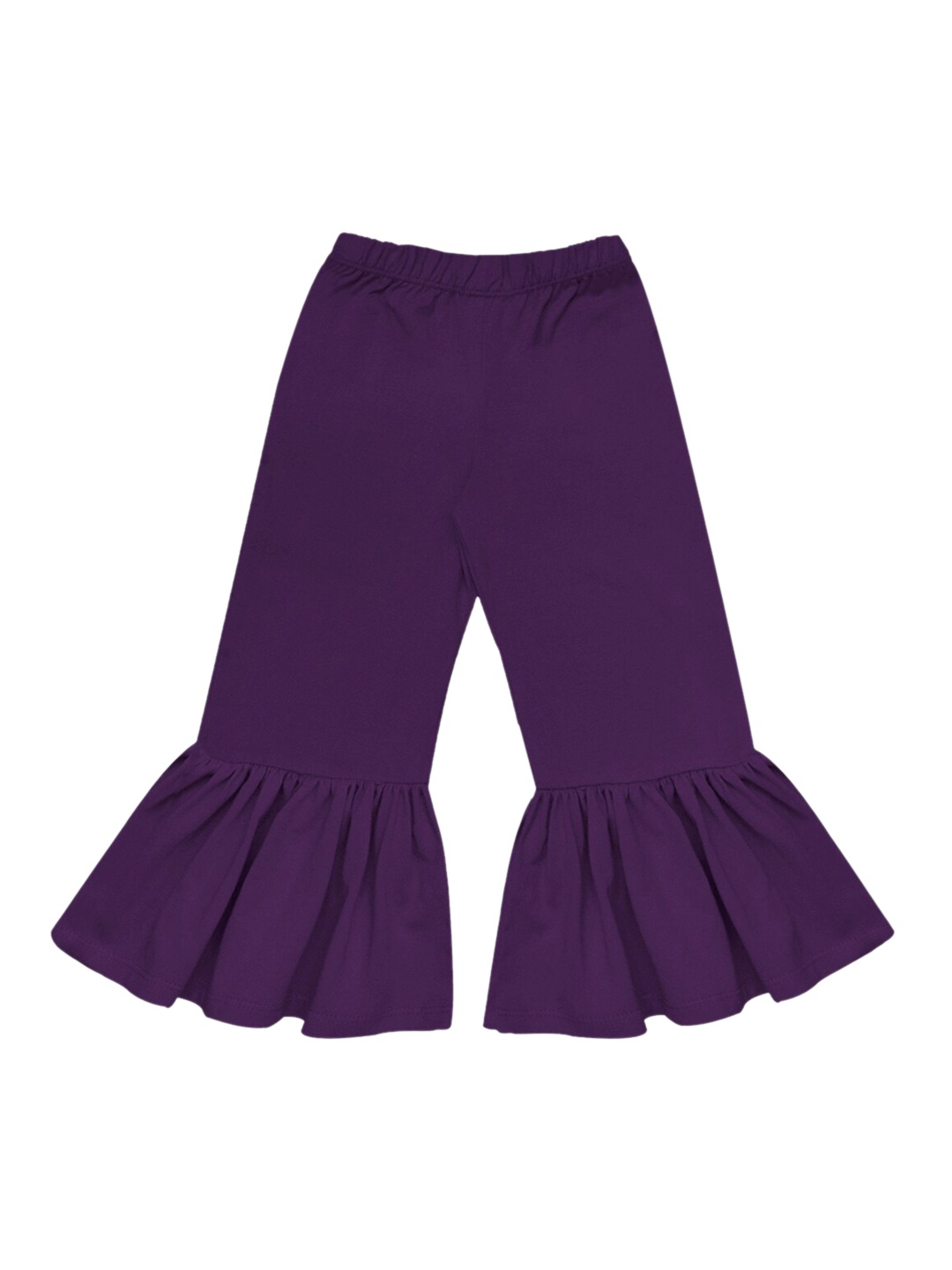 

A T U N Girls Purple Bootcut Trousers