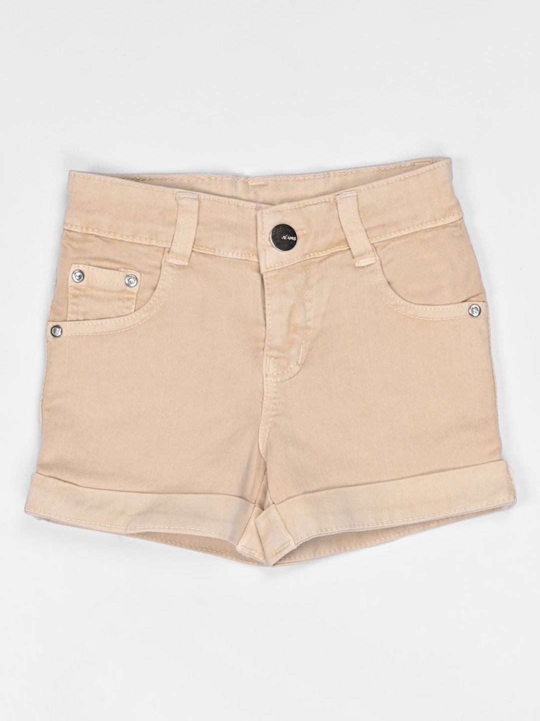 

ZOLA Girls Beige Denim Shorts