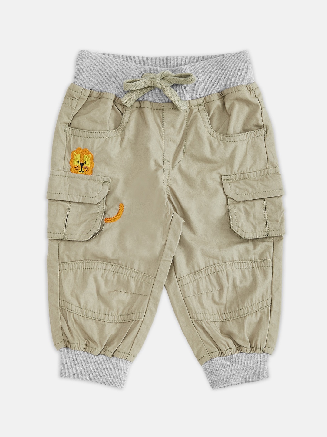

Pantaloons Baby Boys Beige Cargos Trousers