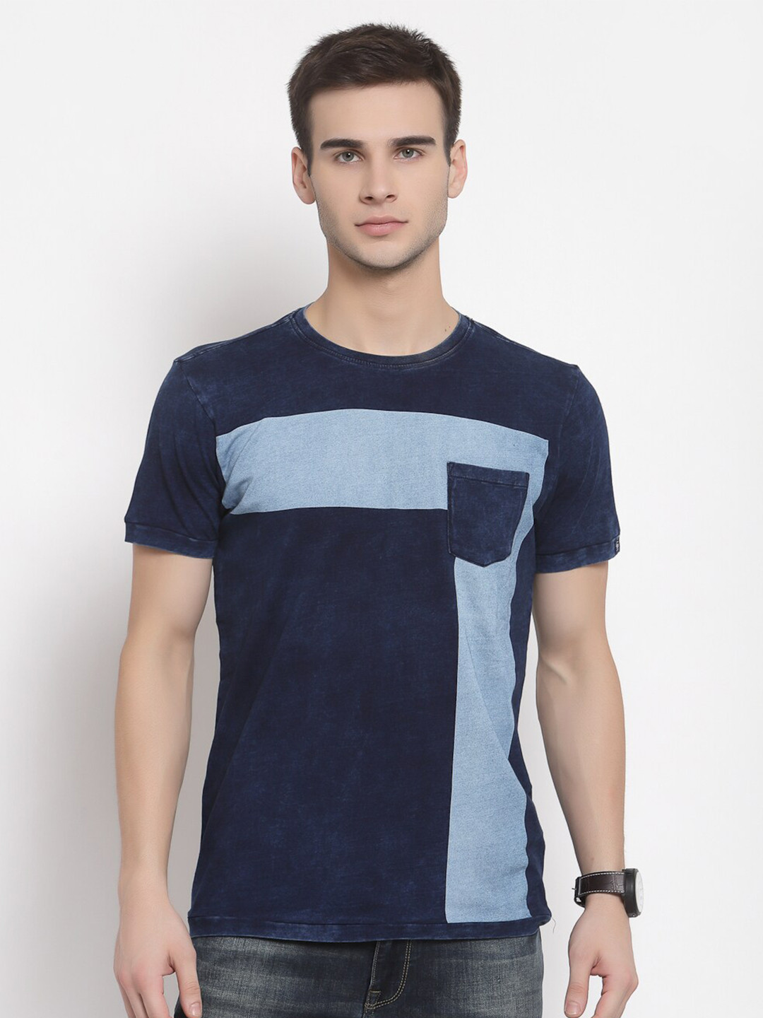 

Pepe Jeans Men Navy Blue T-shirt
