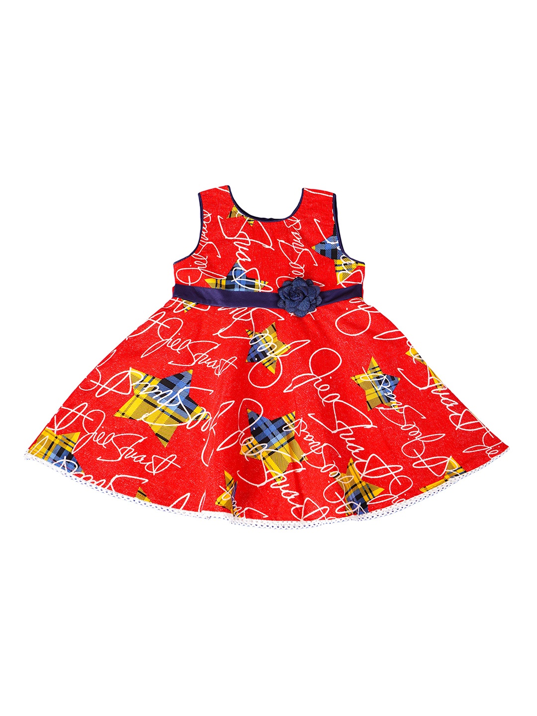 

Enfance Red Printed Dress