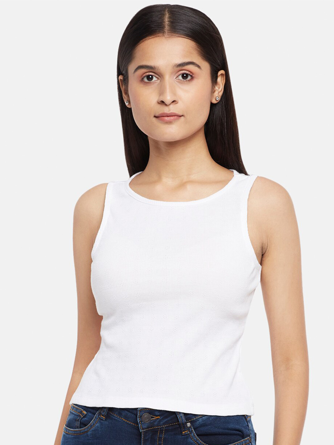 

People Woman White Regular Top