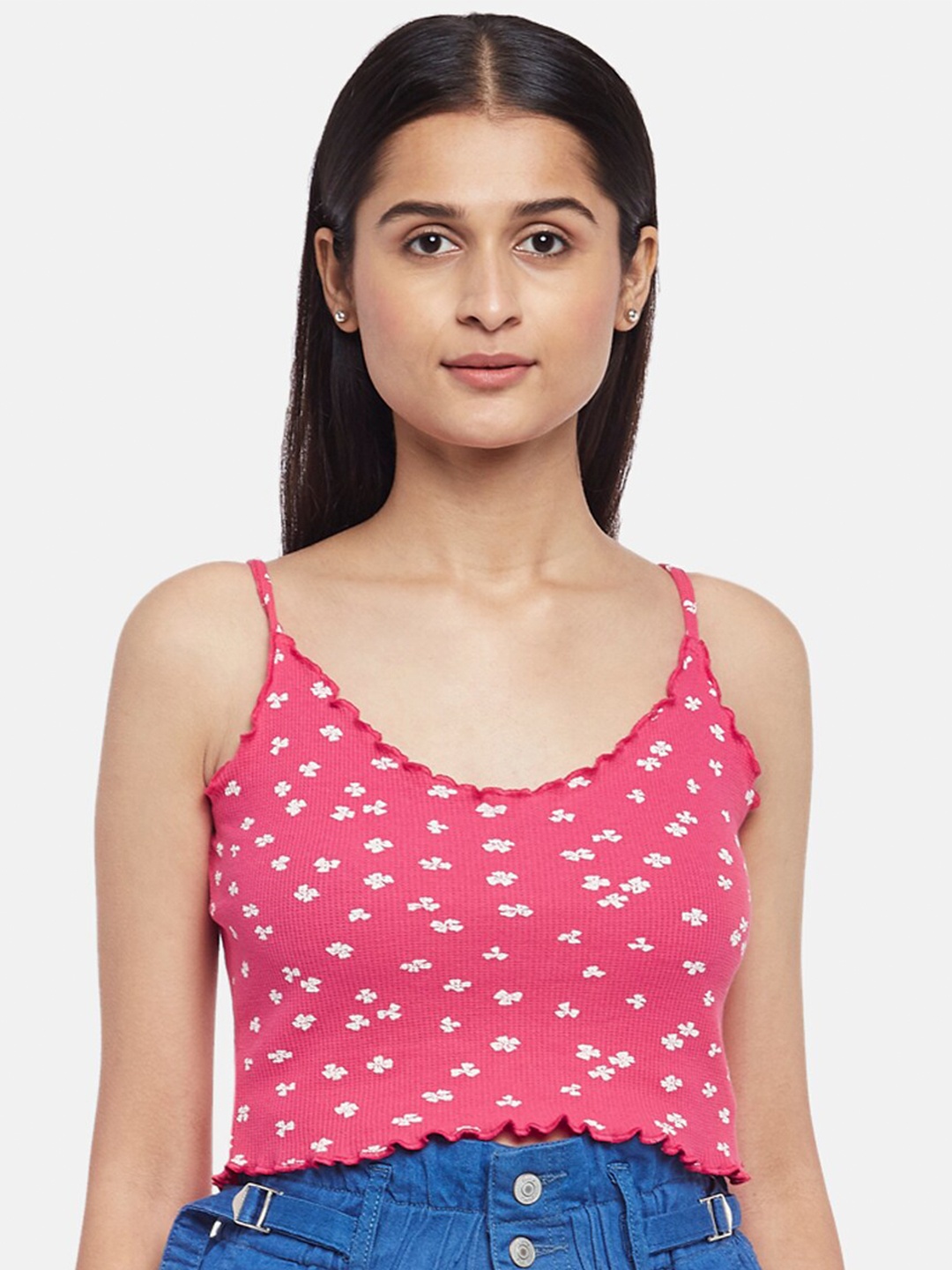 

People Woman Pink Bralette Top