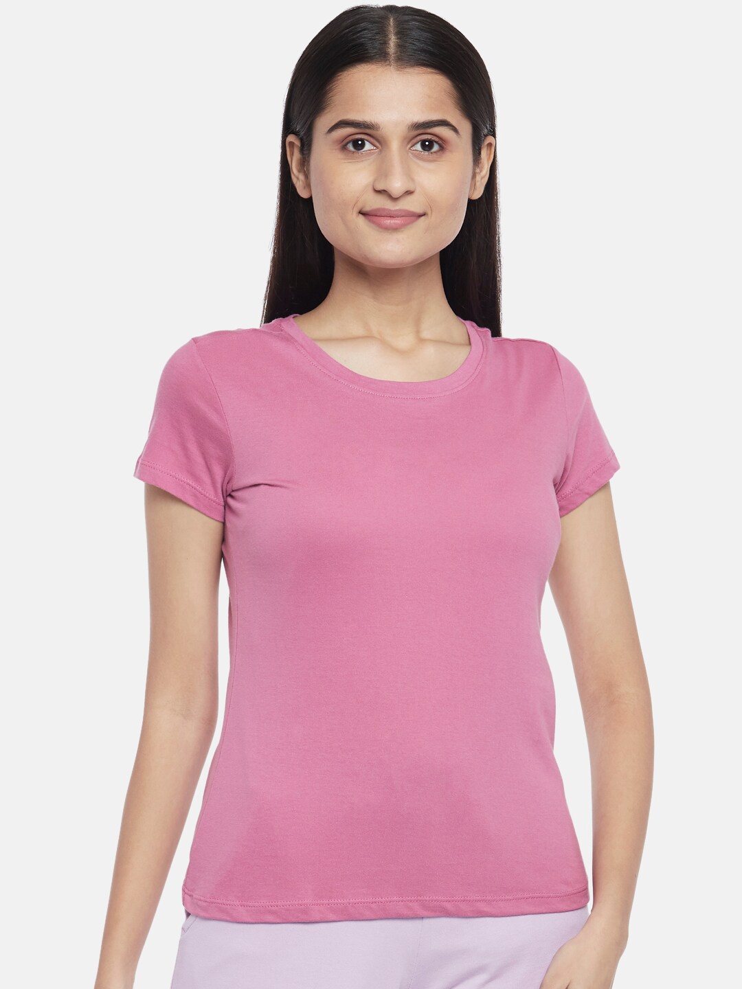 

Dreamz by Pantaloons Mauve Regular Lounge tshirt