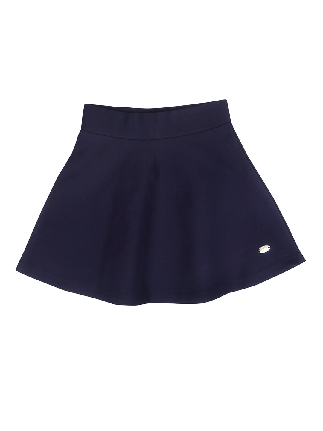 

Tiny Girl Girls Navy Blue Solid A-Line Skirt