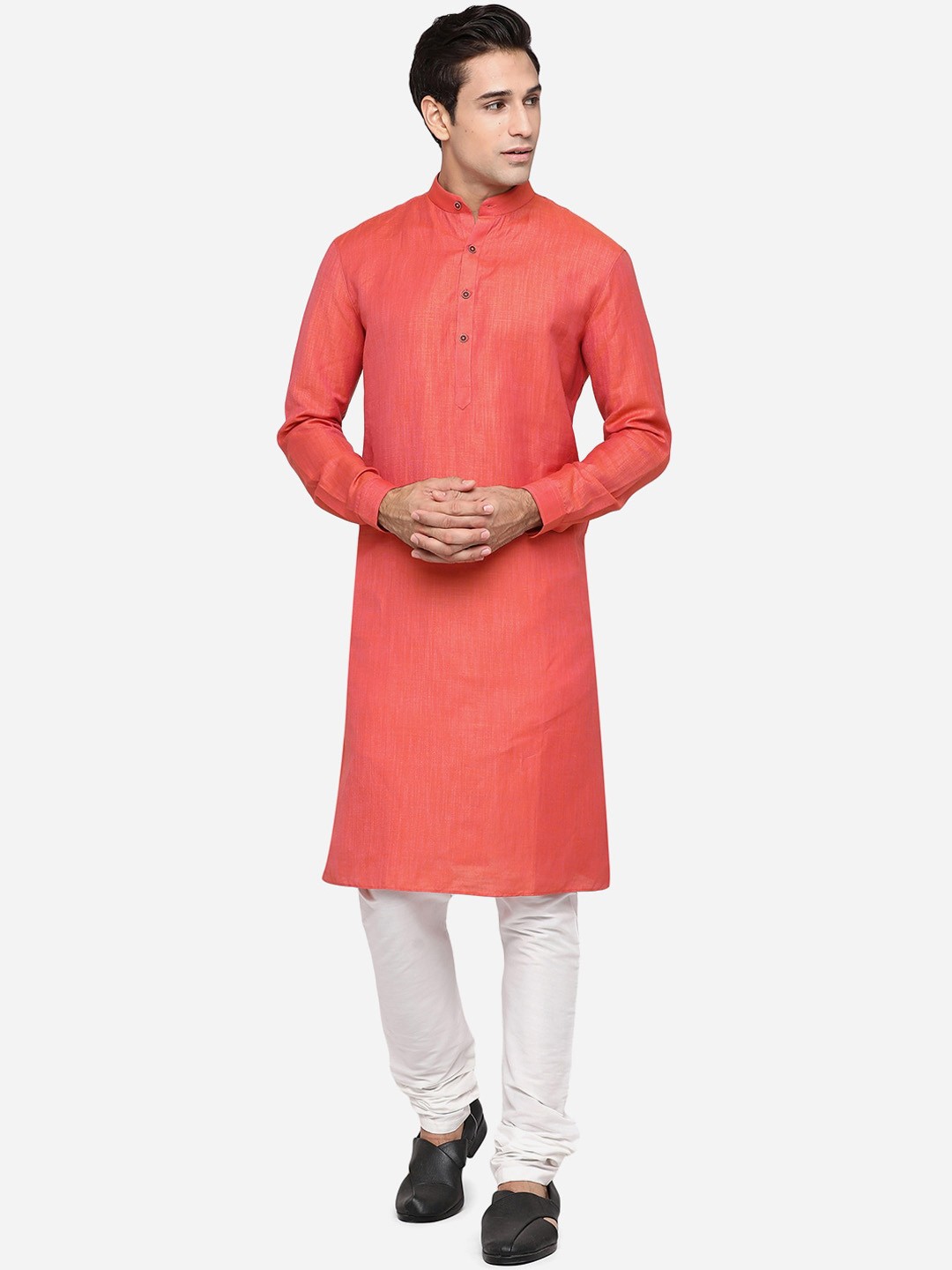 

Modi Kurta Men Orange Thread Work Kurtas