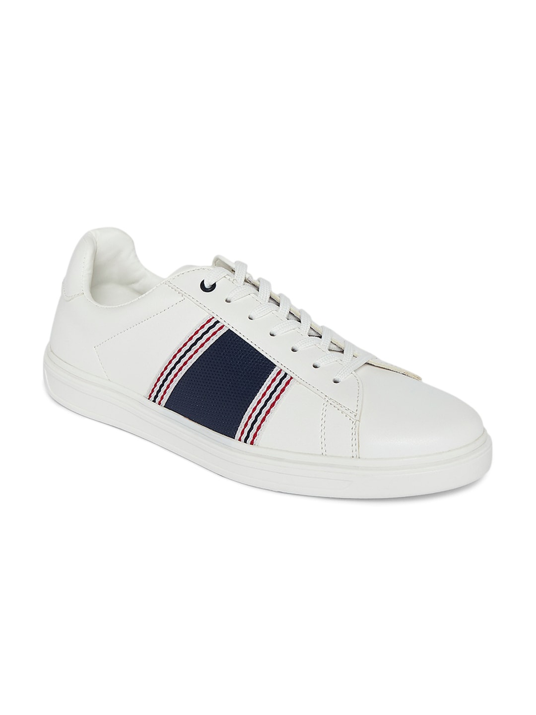 

Ajile by Pantaloons Men White Striped Sneakers