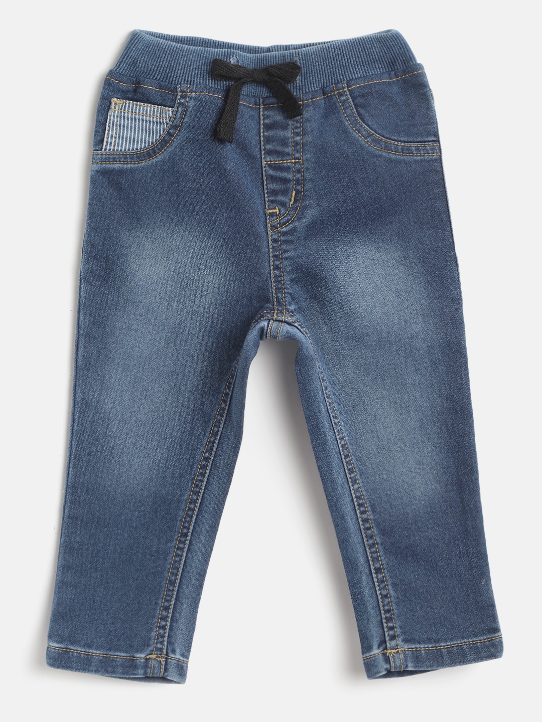 

Gini and Jony Boys Blue Light Fade Mid-Rise Stretchable Jeans