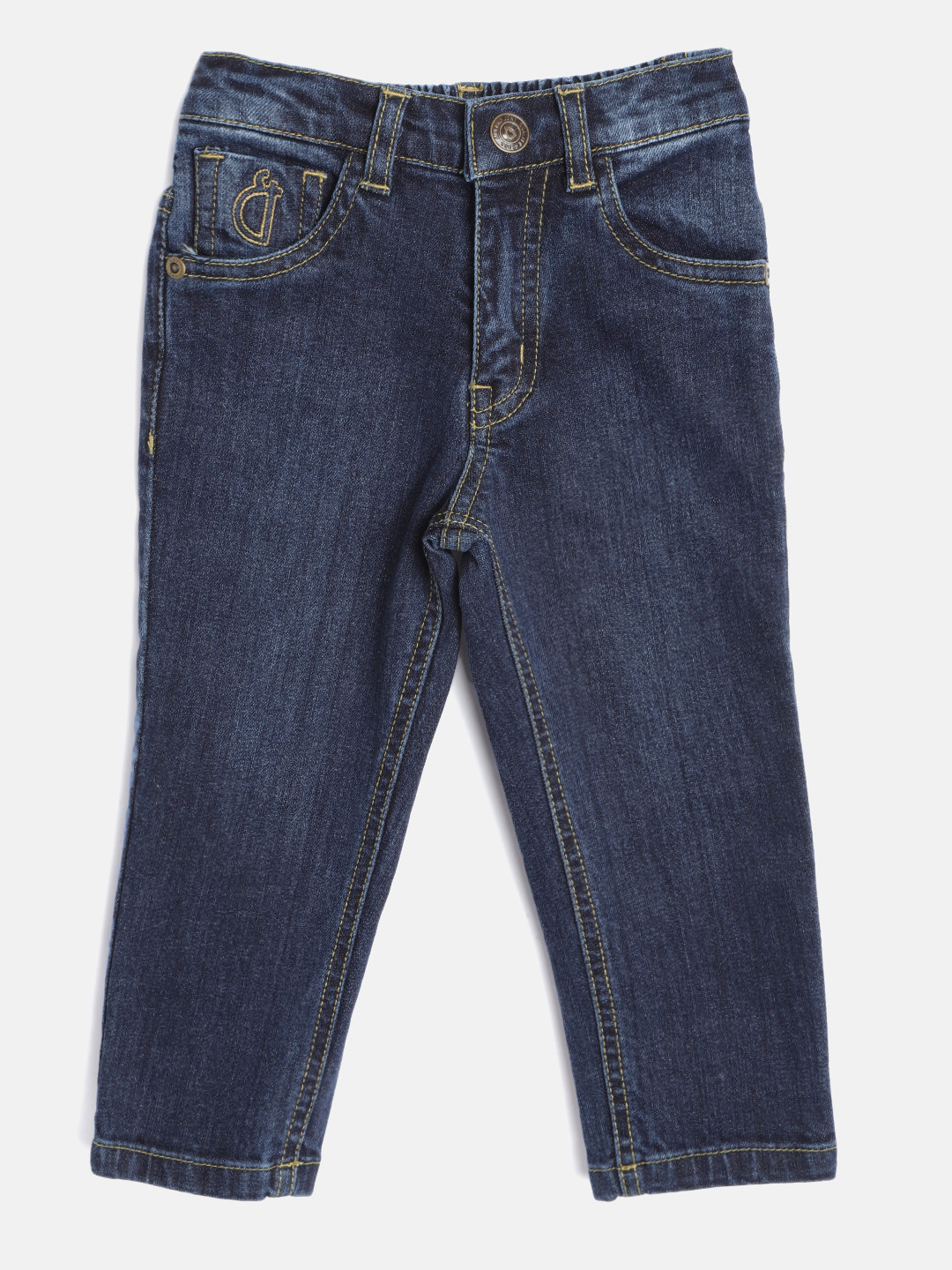 

Gini and Jony Boys Navy Blue Stretchable Jeans