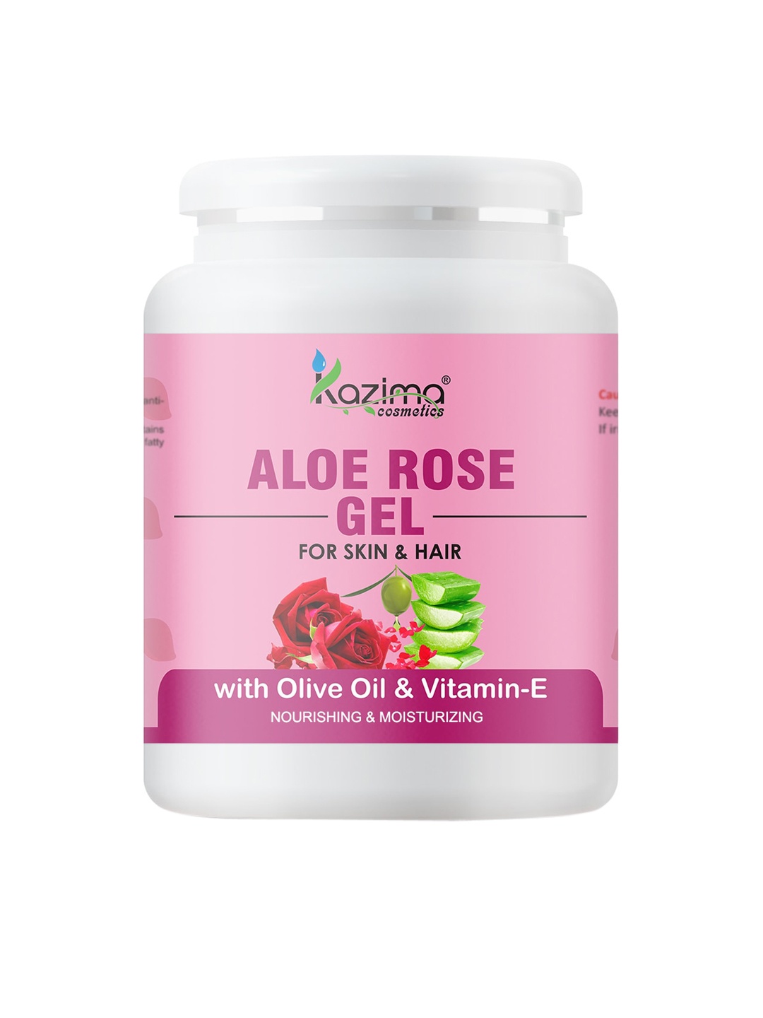 

KAZIMA Aloe Rose Gel for Skin & Hair - 500g, Pink