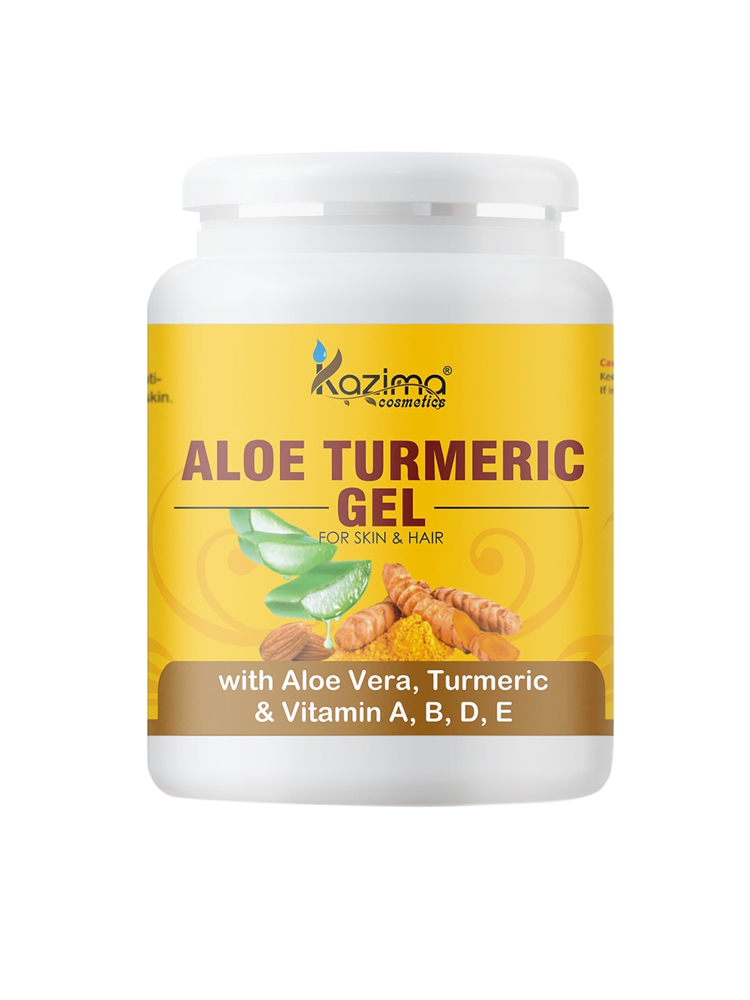 

KAZIMA Aloe Turmeric Gel for Skin & Hair 500 g, Yellow