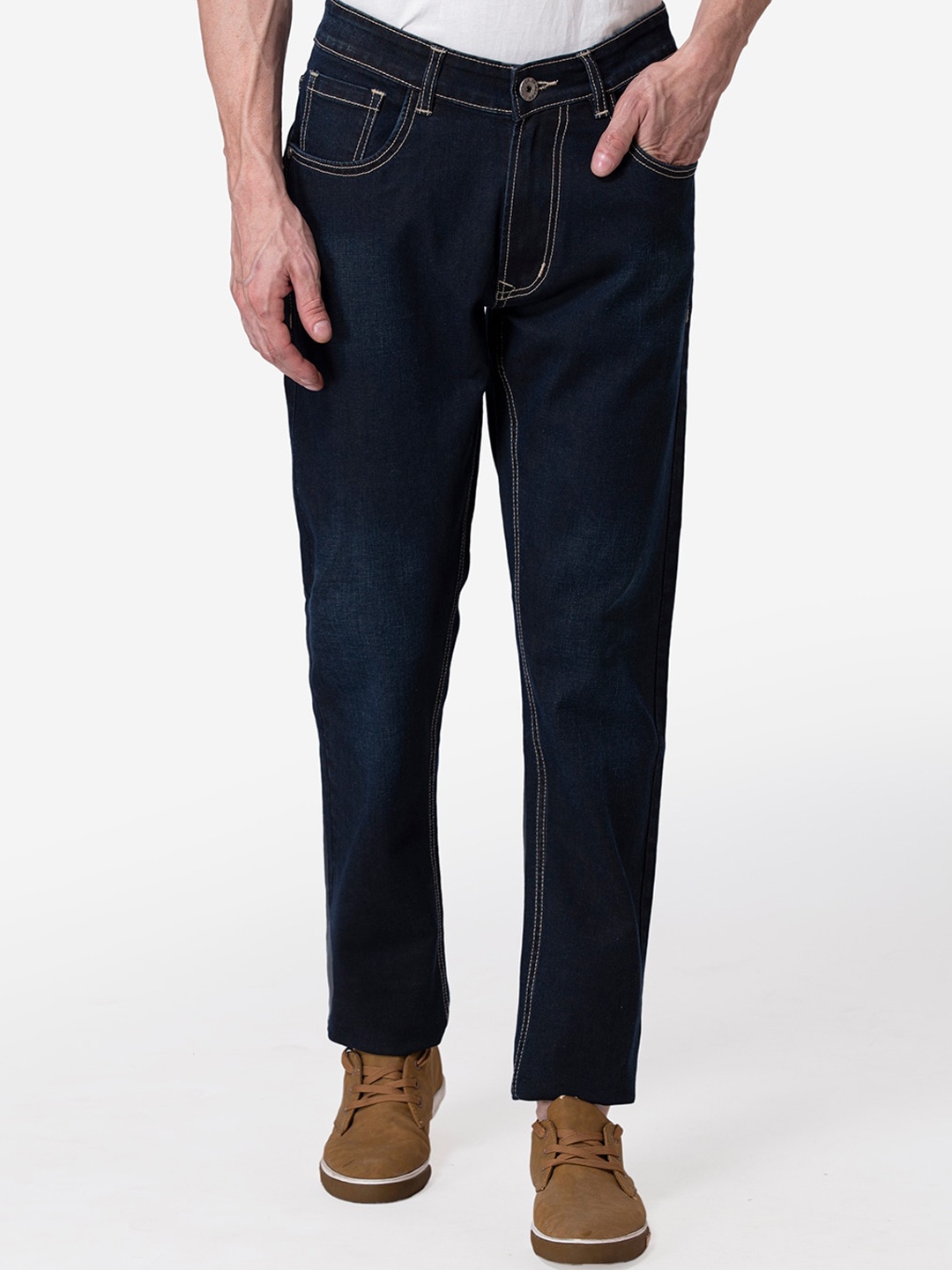 

Allen Cooper Men Blue Stretchable Jeans