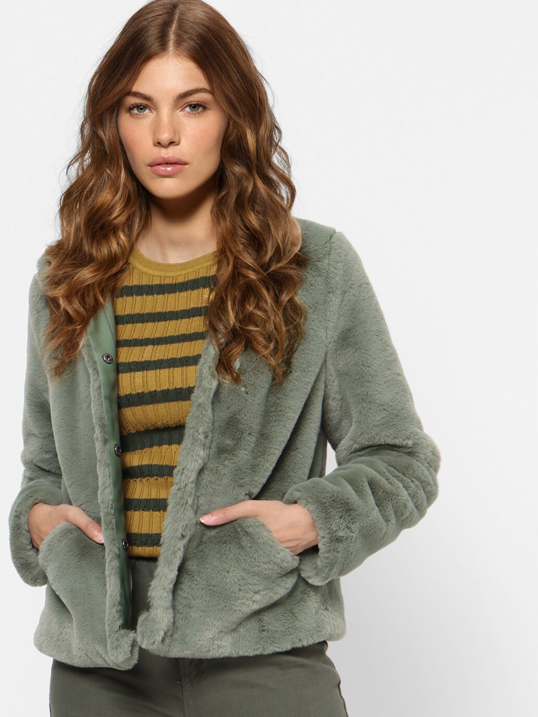 

ONLY Women Green Tailored Jacket