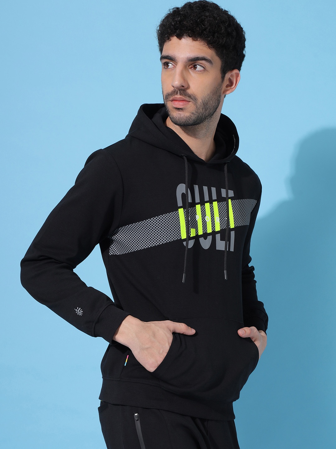 

Cultsport Men Black Printed Sweatshirt