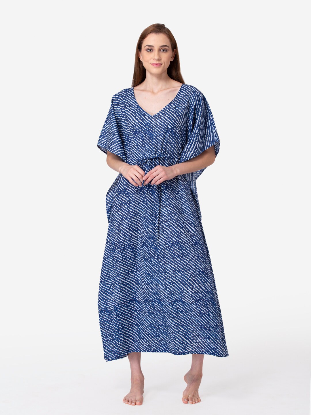 

ETC Blue Striped Cotton Nightdress
