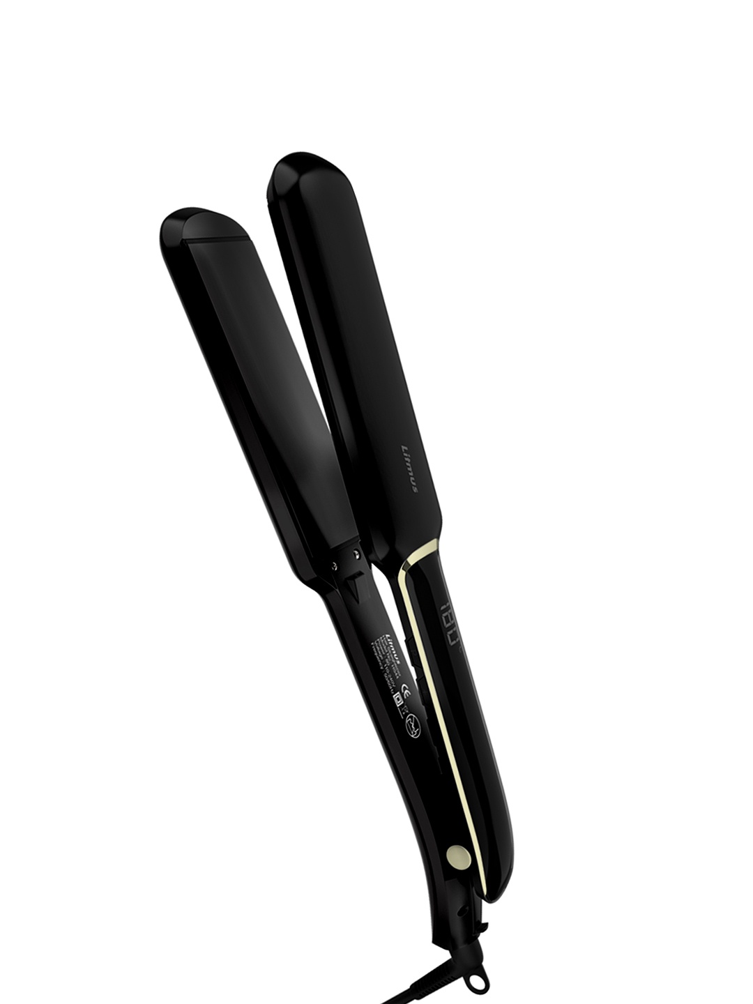 

Litmus Black Wide 3D Ceramic Plate Hair Straightener with Ionizer HS-44