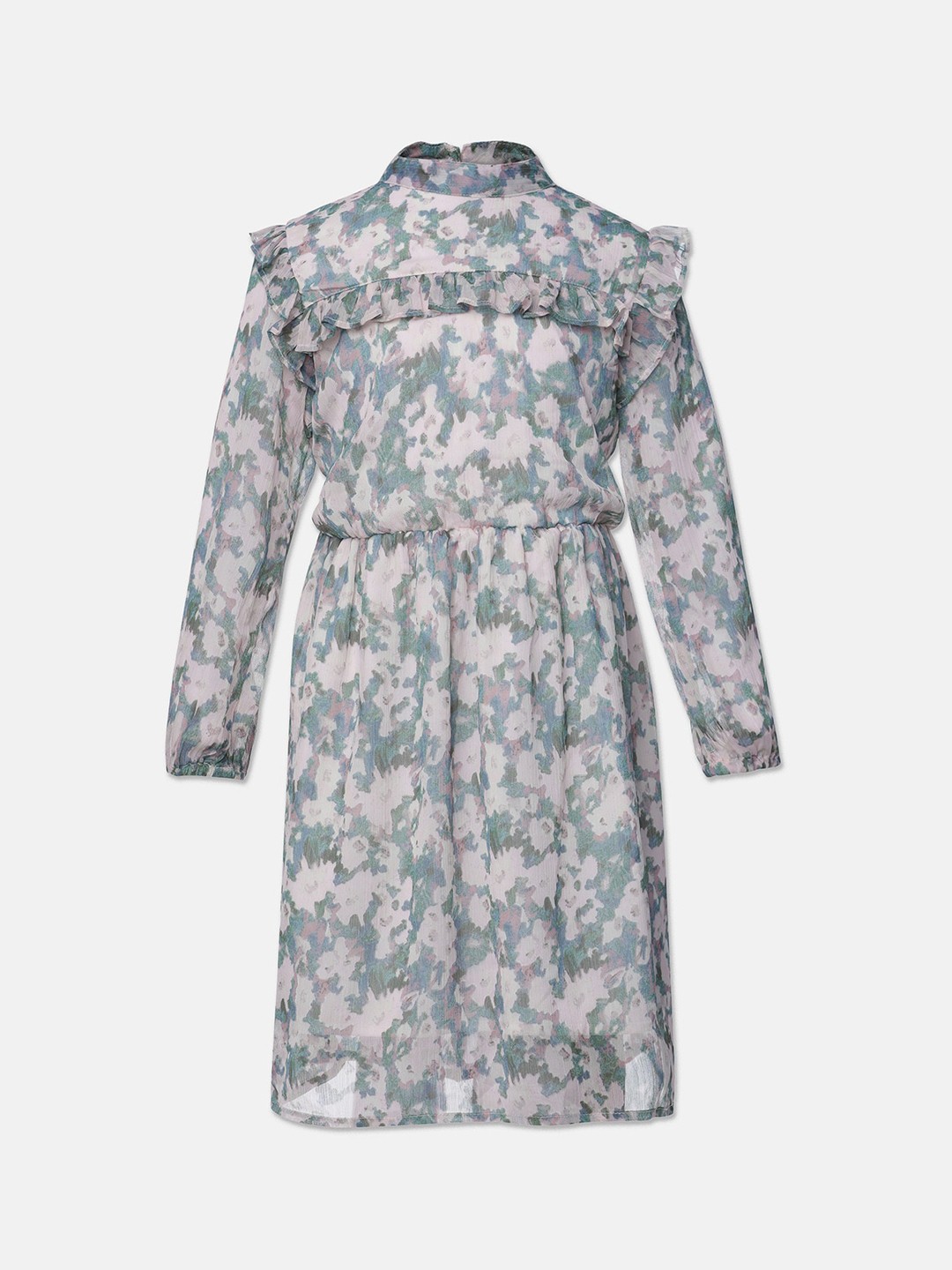 

Oxolloxo Multicoloured Floral Satin Blouson Dress, Multi