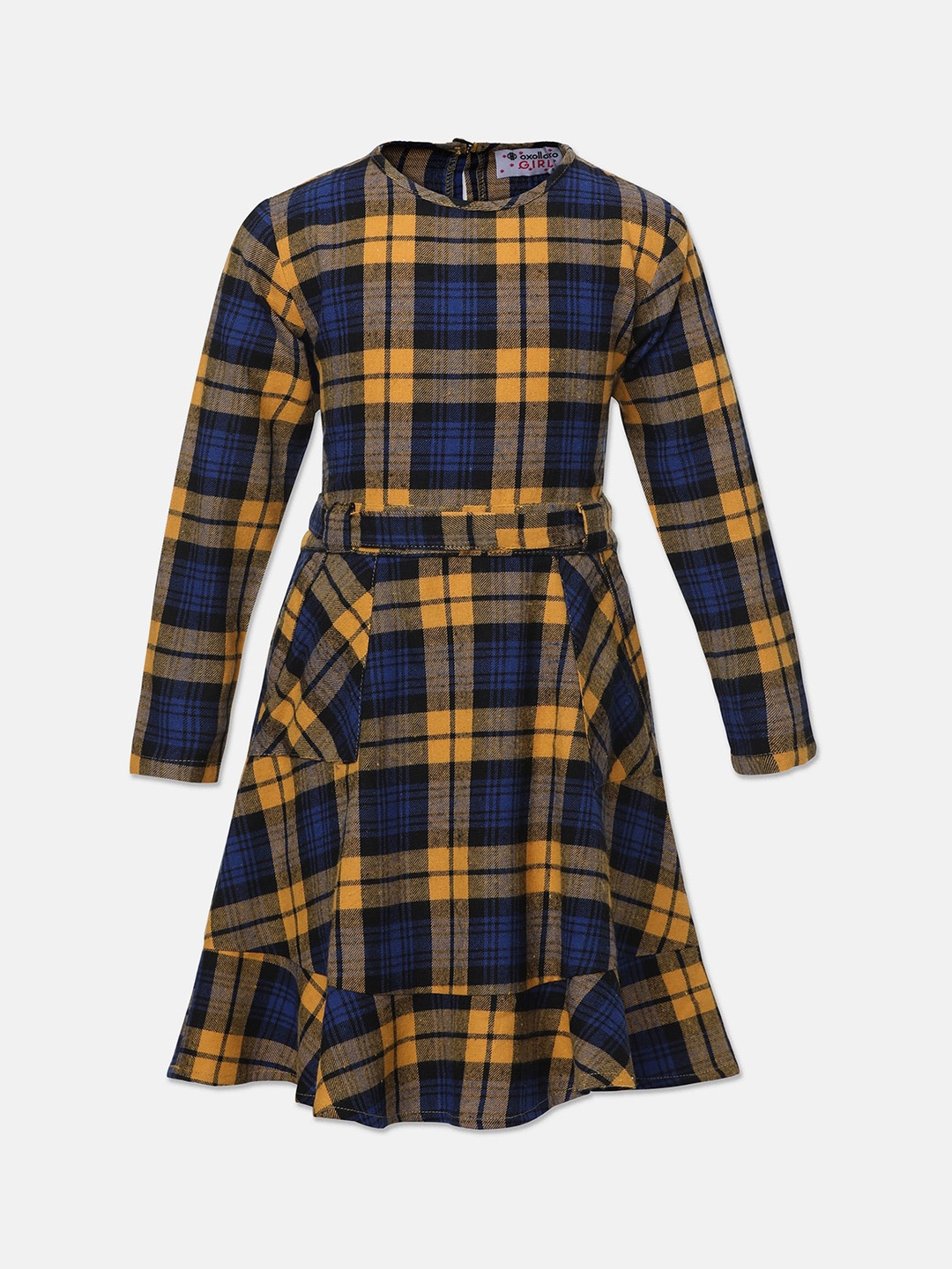 

Oxolloxo Yellow Checked Dress