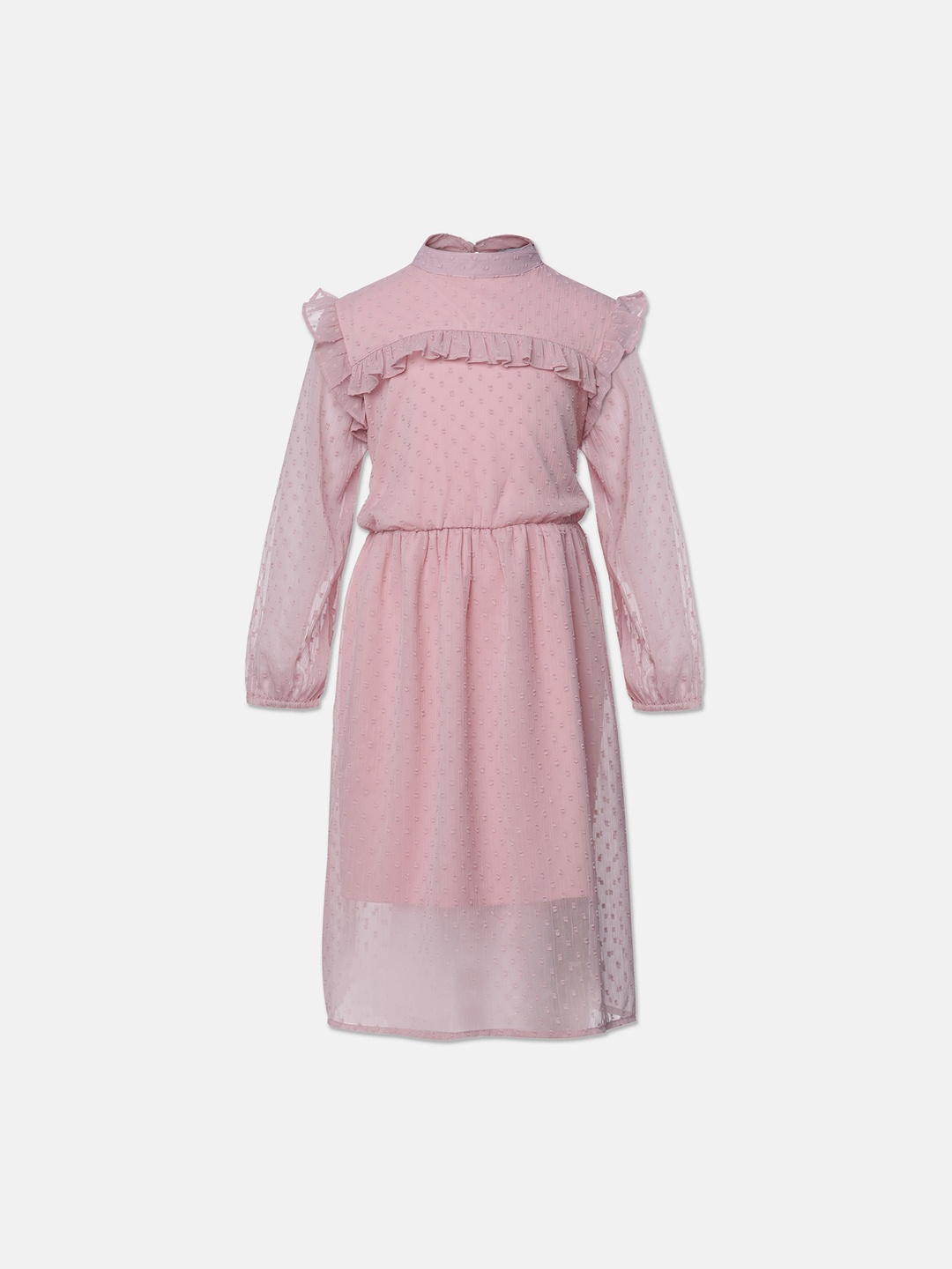 

Oxolloxo Pink Satin A-Line Dress
