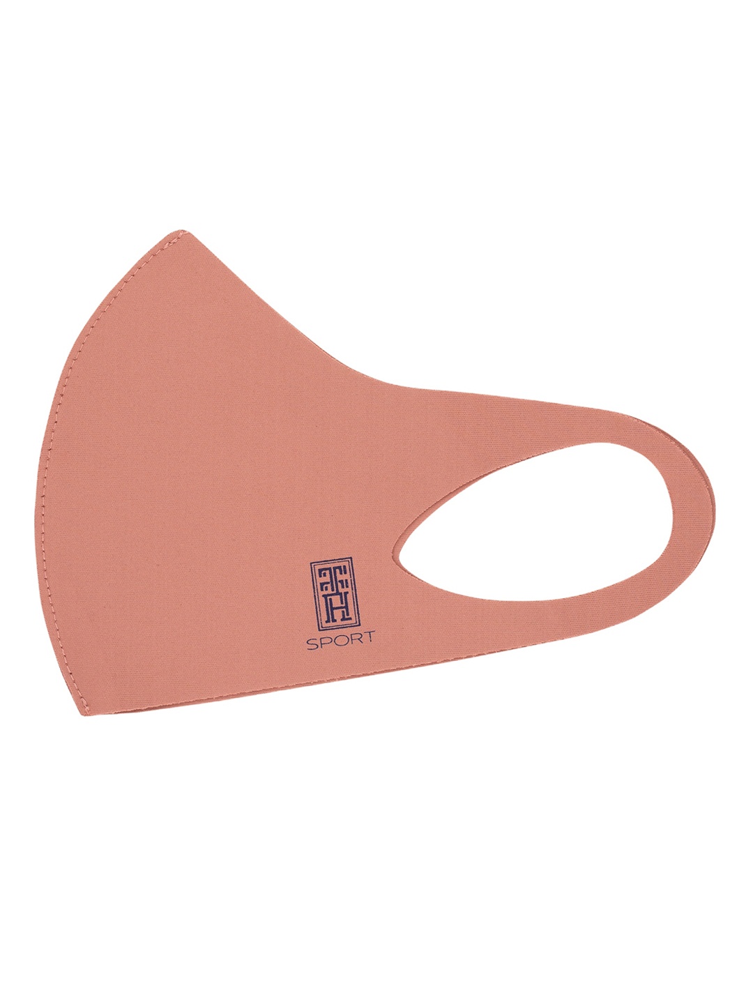 

The Tie Hub Unisex Pink Solid 1-Ply Reusable Neo Sports Cloth Mask