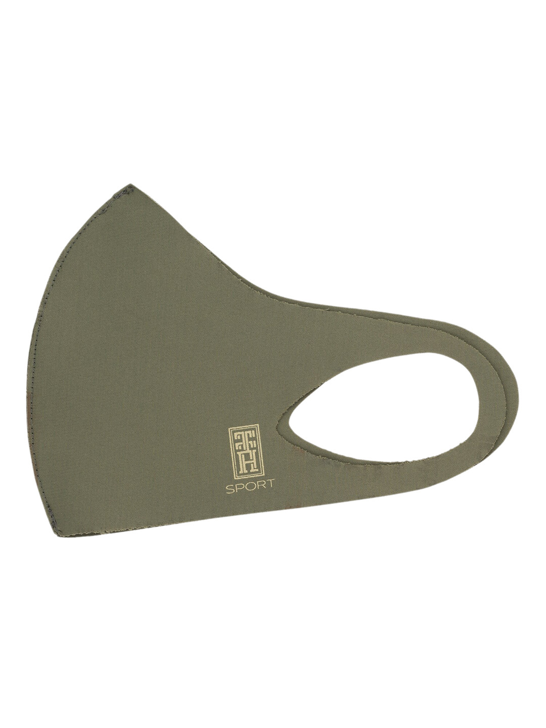 

The Tie Hub Unisex Olive Green Solid Single Ply Reusable Sports Outdoor Cloth Mask