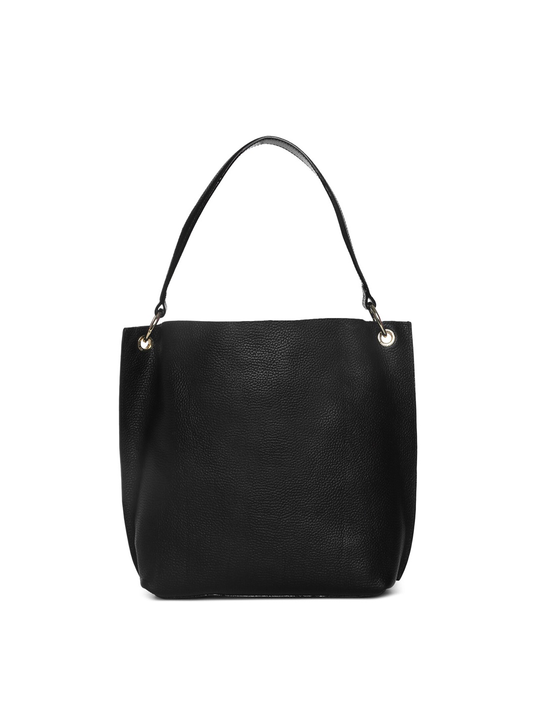 

Ted Baker Black Leather Oversized Shopper Hobo Bag