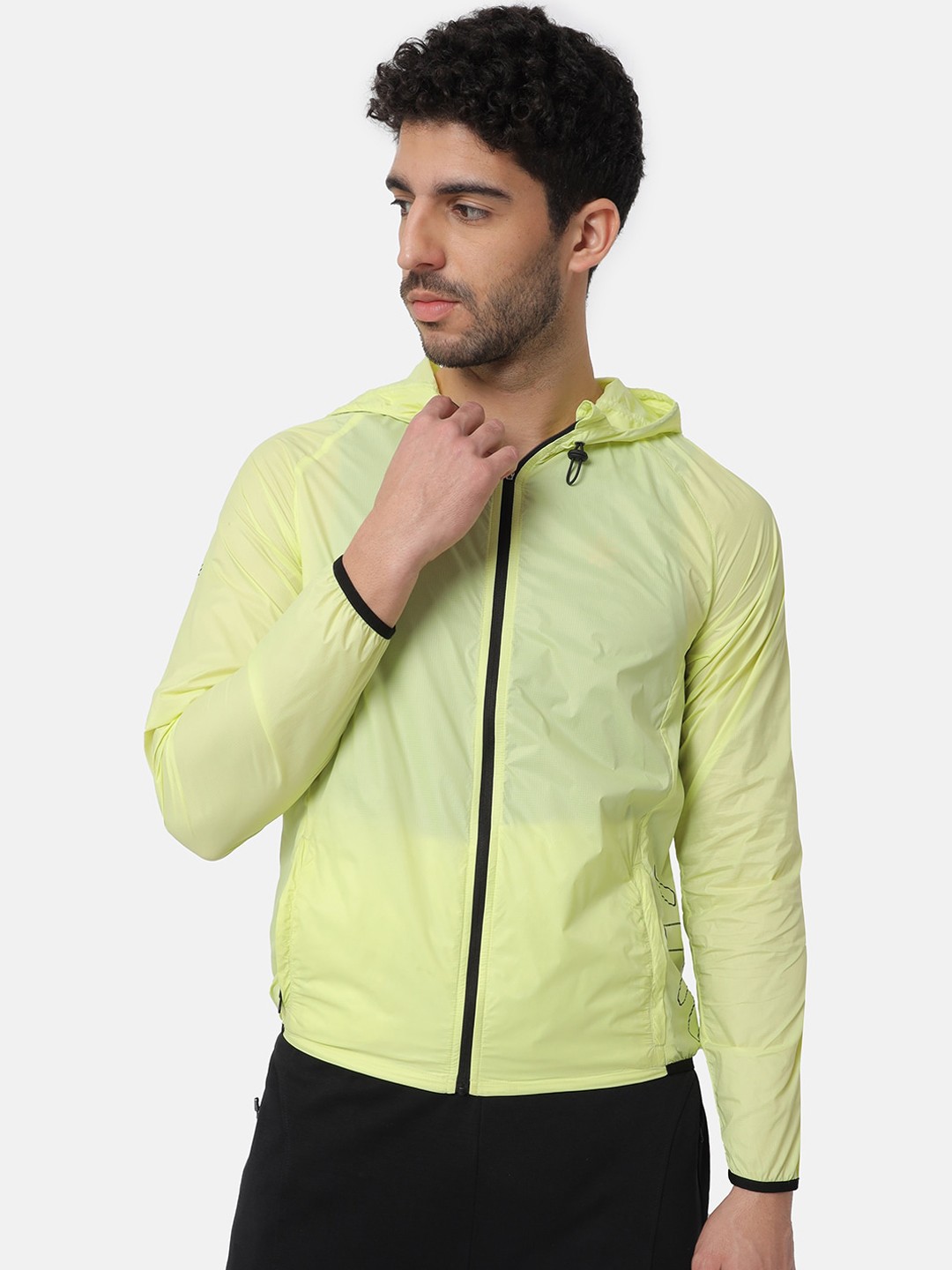 

Cultsport Men Lime Green Lightweight Outdoor Jacket
