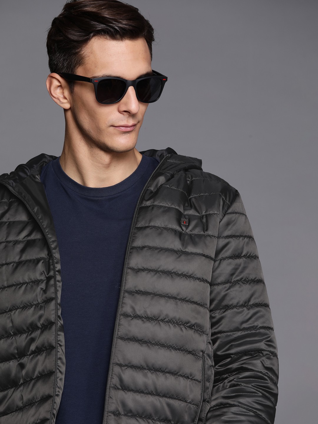 

Louis Philippe Sport Men Black Padded Jacket