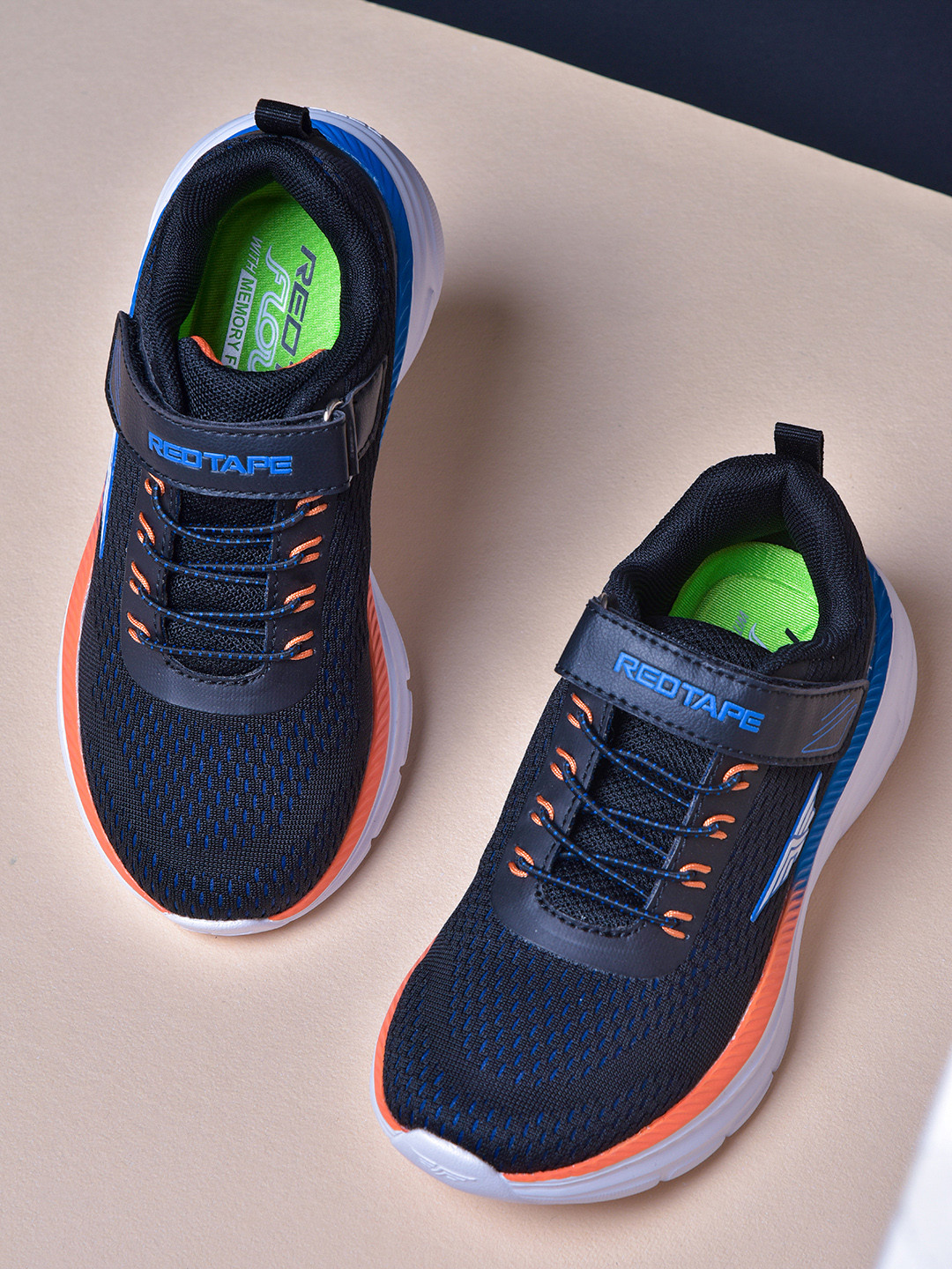 

Red Tape Kids Black Sports Shoes