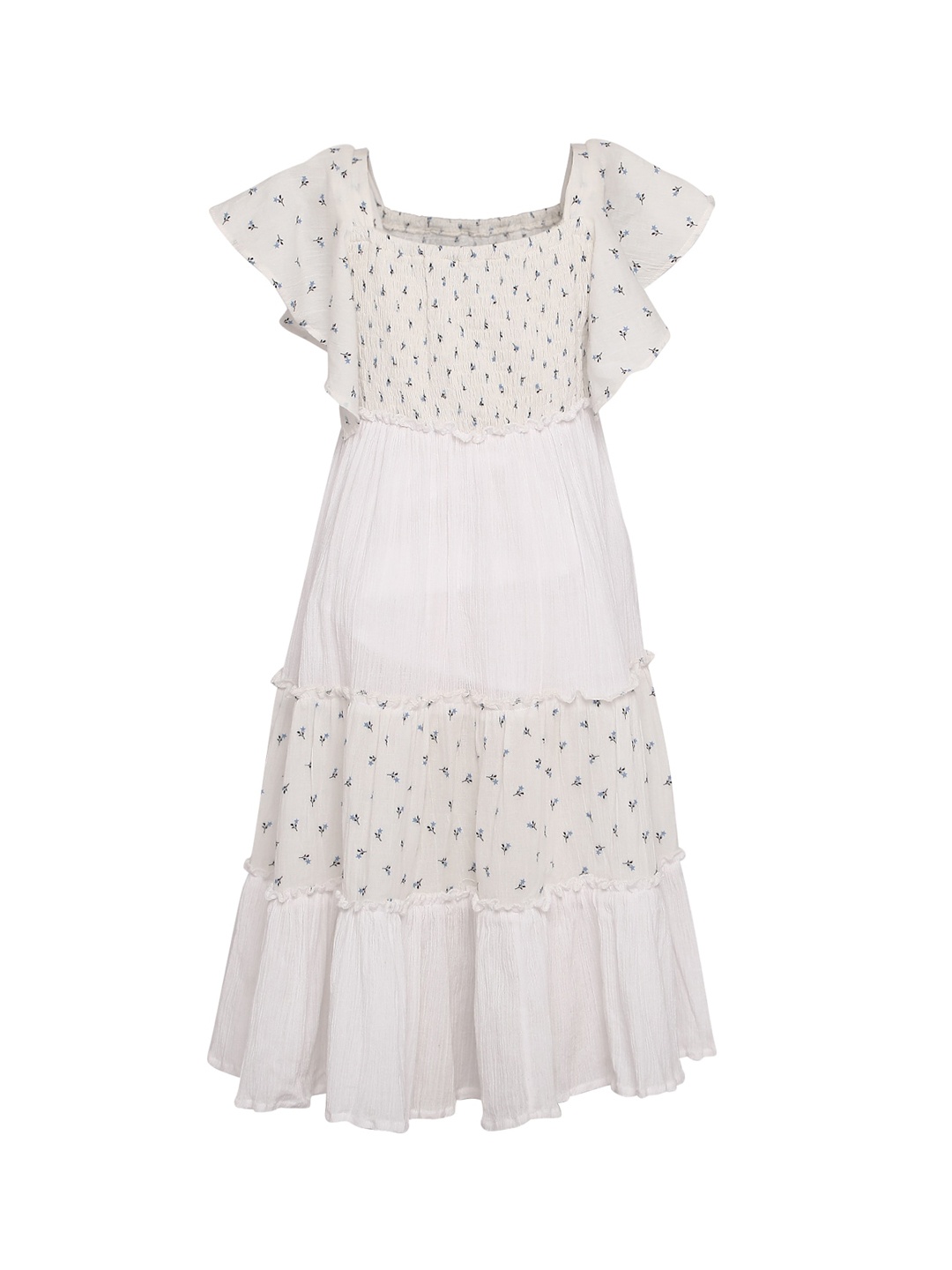 

A Little Fable White Embellished Dress