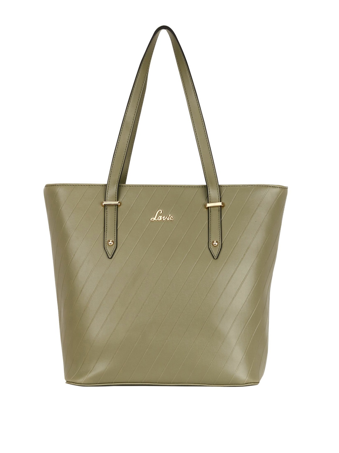 

Lavie Green Textured Shoulder Bag
