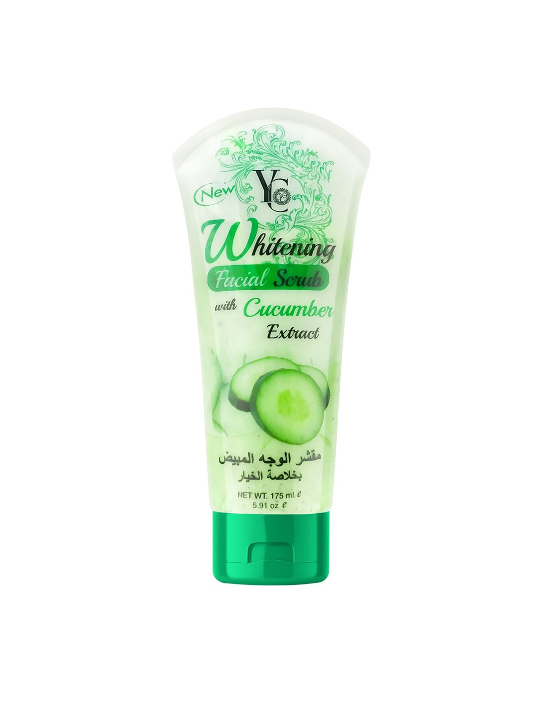 

Yc Whitening Facial Scrub with Cucumber Extract -175 ml, Green